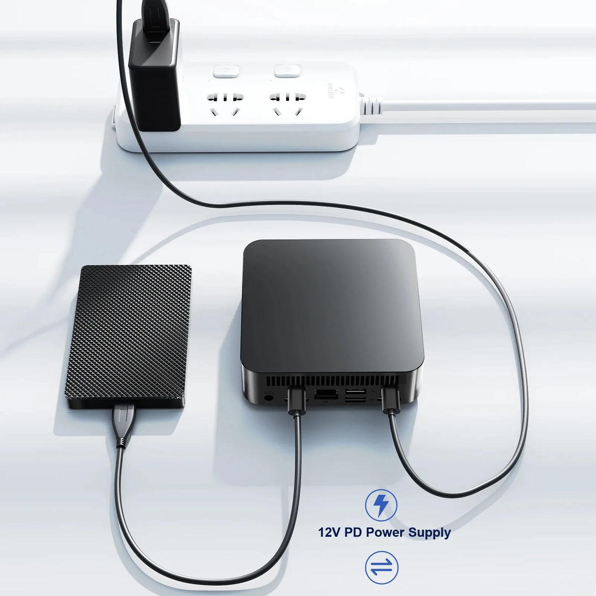 3 Screen Display Mini Host Windows 11 Mini Pc Intel Core I9 10980HK Mini PC Computer 16/32GB RAM 1TB/2TB SSD Wifi 6 BT5.2 4K HD