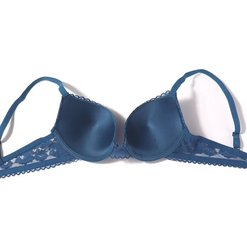 Beauwear B C Small Chest Size Women Bra Thin Cup Mold Soft Cotton Brassiere Hollow Out Lace Underwear Sexy Lace Bh 34 36 38