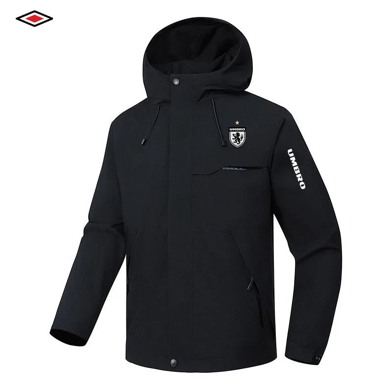 Umbro Hernjacka med Huva – Vindtät & Vattentålig, Alla Årstider, XS–4XL