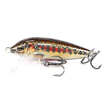 B&U Sinking Minnow Wobblers Fishing Lures For Bass Perch Pike Trout Lure and Hard Bait Jerkbait for Perch Fishing Tackle