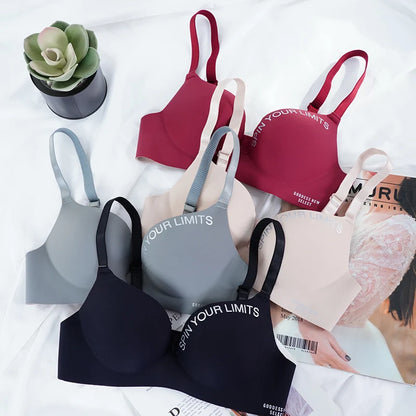 Seamless Bras for Women Push Up Bras No Wire Brassiere A B Cup Underwear Sexy Bralette Three Quarters(3/4 Cup)  Lingerie 2027