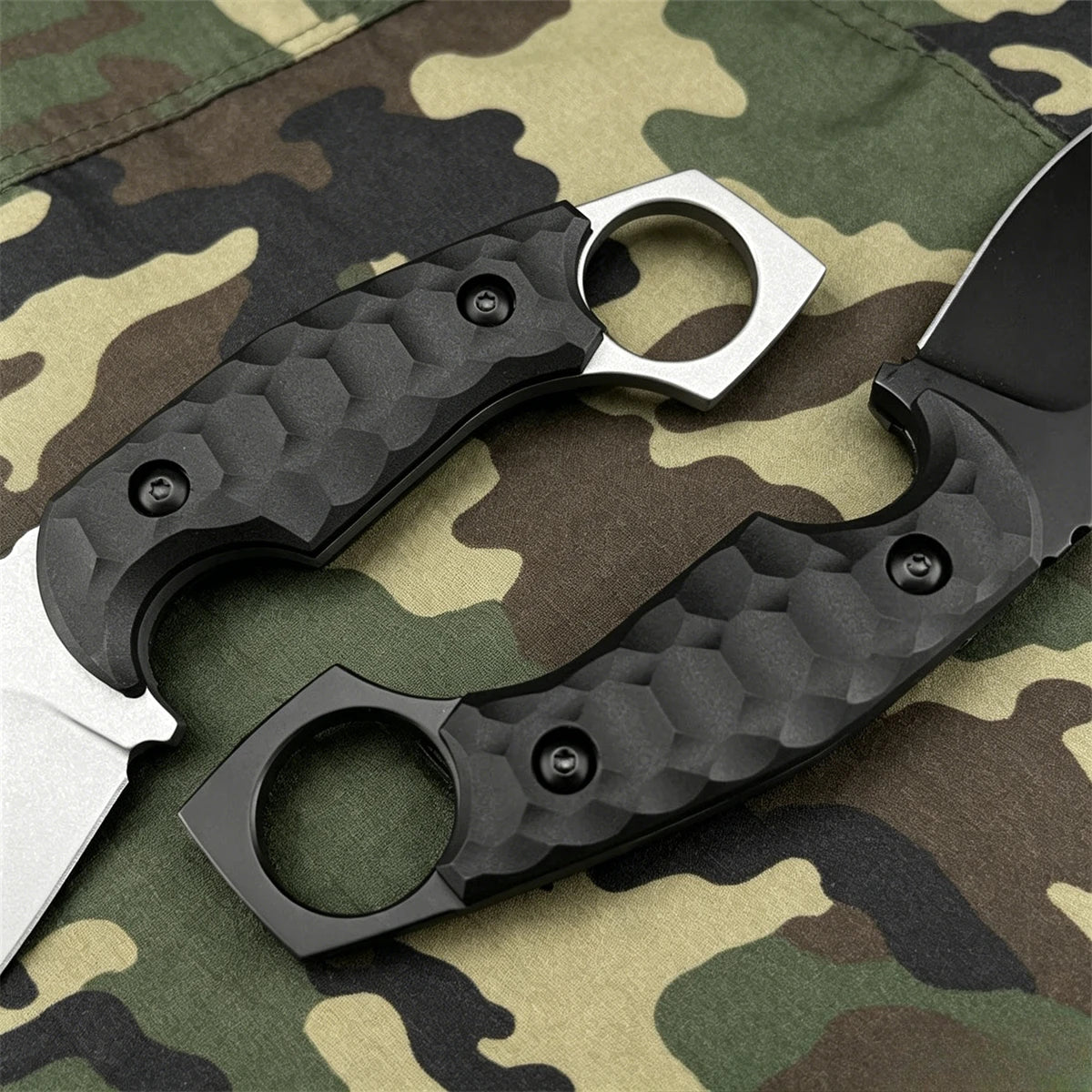 Multi-Purpose Fixed-Blade Knife, 5Cr13MoV Steel Nylon Fiber Handle with Sheath – Great for Jungle Survival and Outdoor Camping