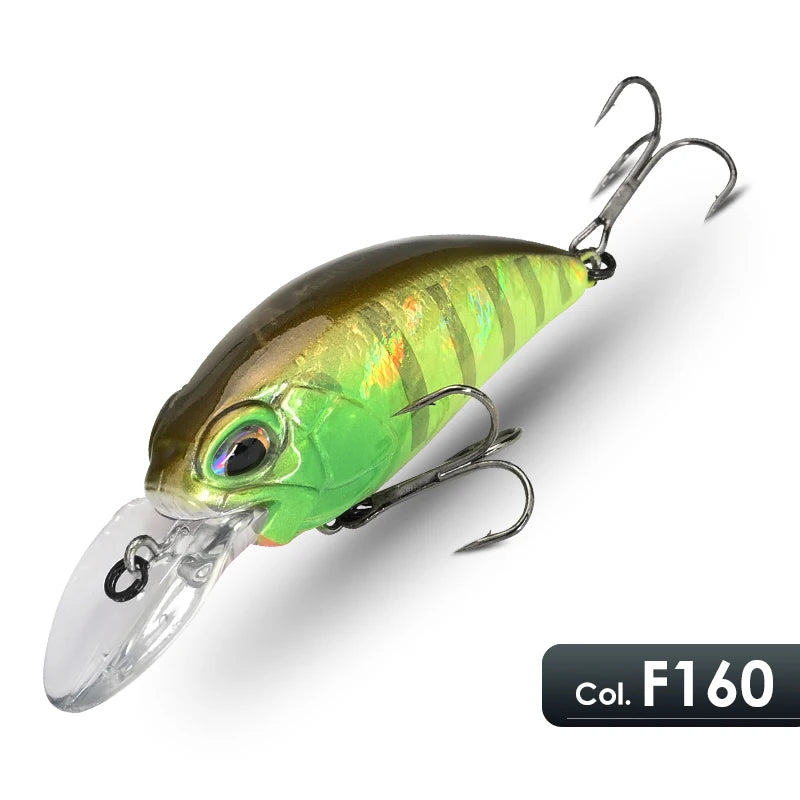 MEREDITH JERK CRANK M65 Floating 14g Hot Model Fishing Lure Hard Bait 11Color Wobbler Crank Quality Professional Depth 2.0-2.5m