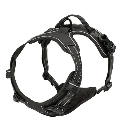 Reflexsele & Andningsbar Hundsele – Justerbar Väst för Små, Medelstora & Stora Hundar, S–XL