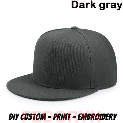 FEDORYN Snapback Keps Splice-Färger Hip Hop – 40 Färger Akryl/Polyester Justerbar Unisex Anpassad Brodyr Tryck Grossist Dropshipping