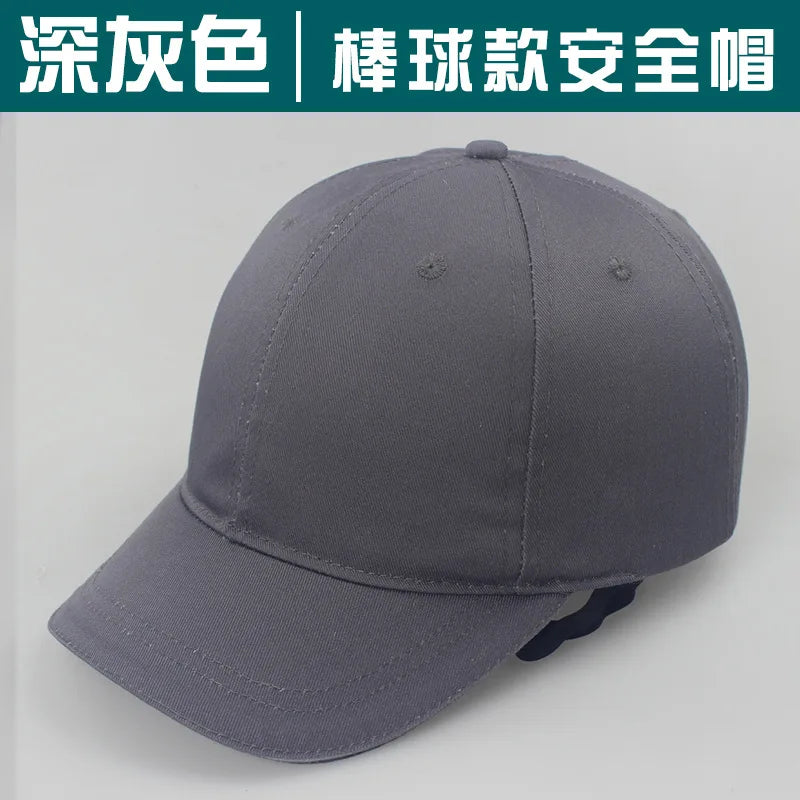 Bump Hat for Safety Baseball Cap Style Hard Hats for Adult Men Women Breathable Lightweight for Head Protection Short Brim