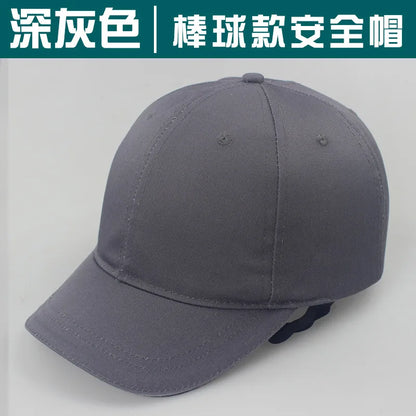 Bump Hat for Safety Baseball Cap Style Hard Hats for Adult Men Women Breathable Lightweight for Head Protection Short Brim