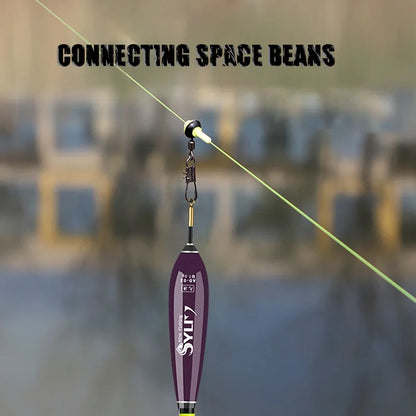 New 2Piece Short Footed Rock Fishing Float 5.2MM Night Light Float Sensing Color Changing Tail/Constant Brightness Tail Optional