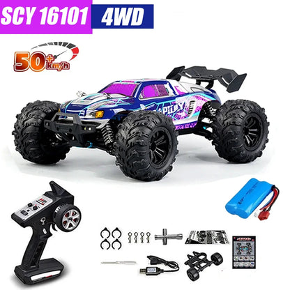 MJX VS RC Car SCY 16101 16102 PRO 4WD 70Km/h 1/16 High Speed Drift Monster Off-road Remote Control Vehicle Electric Crawler