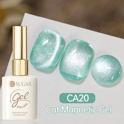 UR SUGAR 15ml Cat Magnetic Gel Nail Polish 30 Colors Semi Permanent Magnetic Gel UV/LED Soak Off Painting Vanrish Design