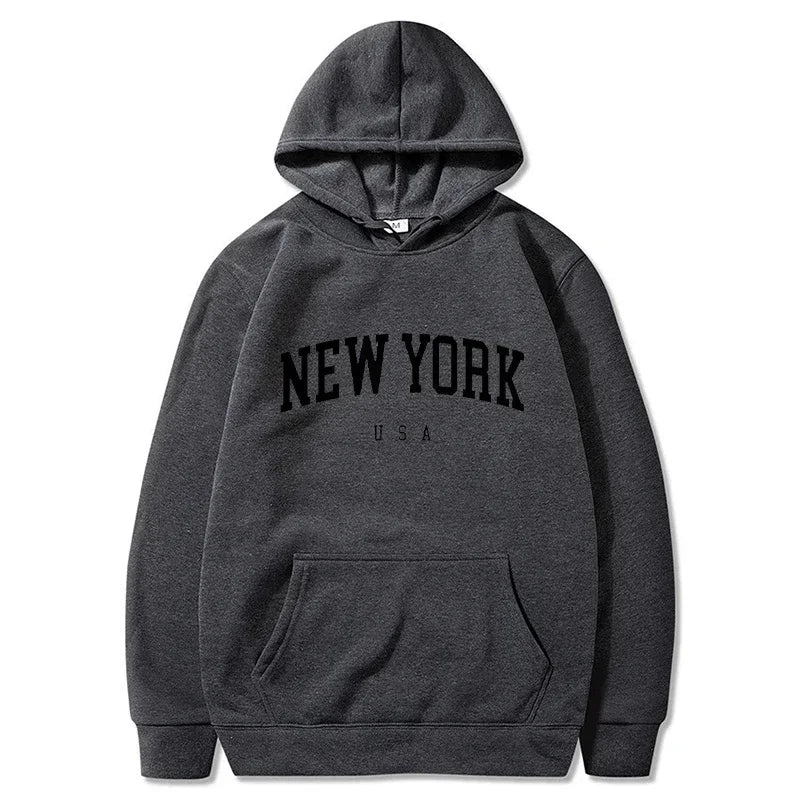 Letter Printed Hoodies Men Women Fashion Graphic Sweatshirts Casual Harajuku Pullover Sportswear
