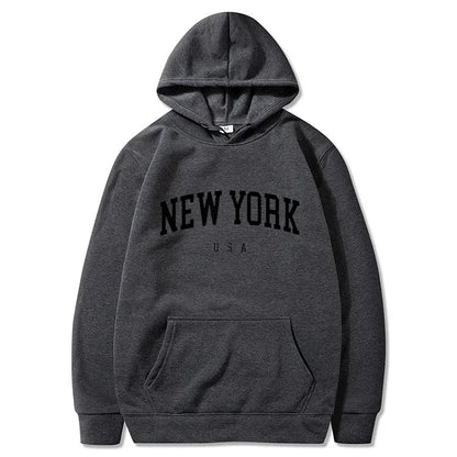 Letter Printed Hoodies Men Women Fashion Graphic Sweatshirts Casual Harajuku Pullover Sportswear