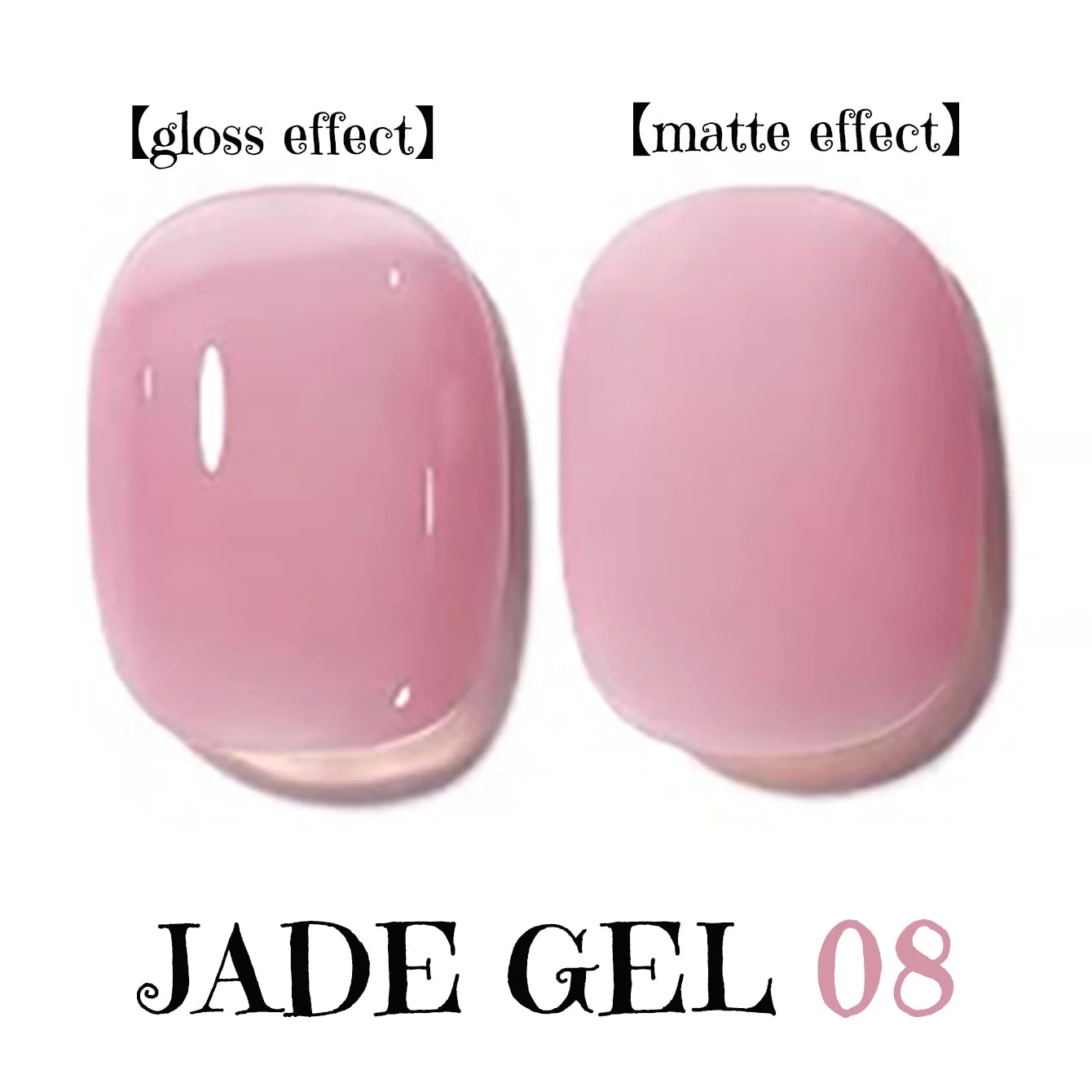 1-24pcs WS Jelly Jade Nude Pink Gel Nail Polish Natural Pink Translucent Color LED UV Gel Soak Off For Home Salon Nail Art DIY