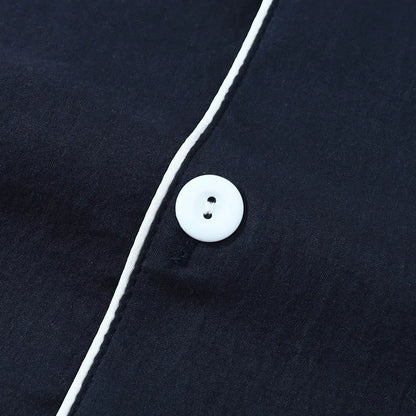 Herr Pyjamas Set Lyx Oversized – Långärmad Enfargad Mjuk Plus Size Höst 2026, 10 Färger L–5XL