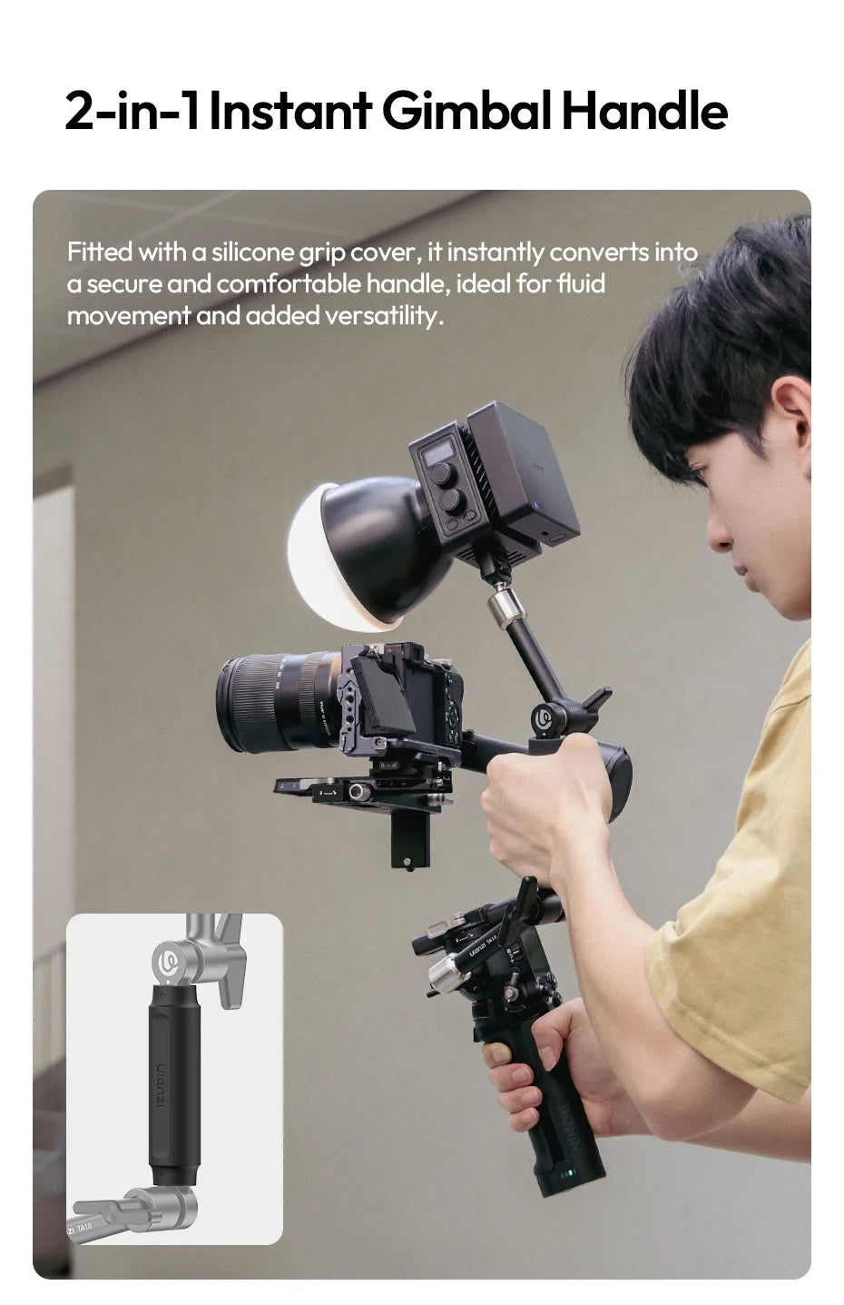 Ulanzi TA10 43cm Magic Articulating Arm with 1/4" 3/8" Screw Hole Mount NATO 3 Section for DSLR Monitor Light Camera Accessories