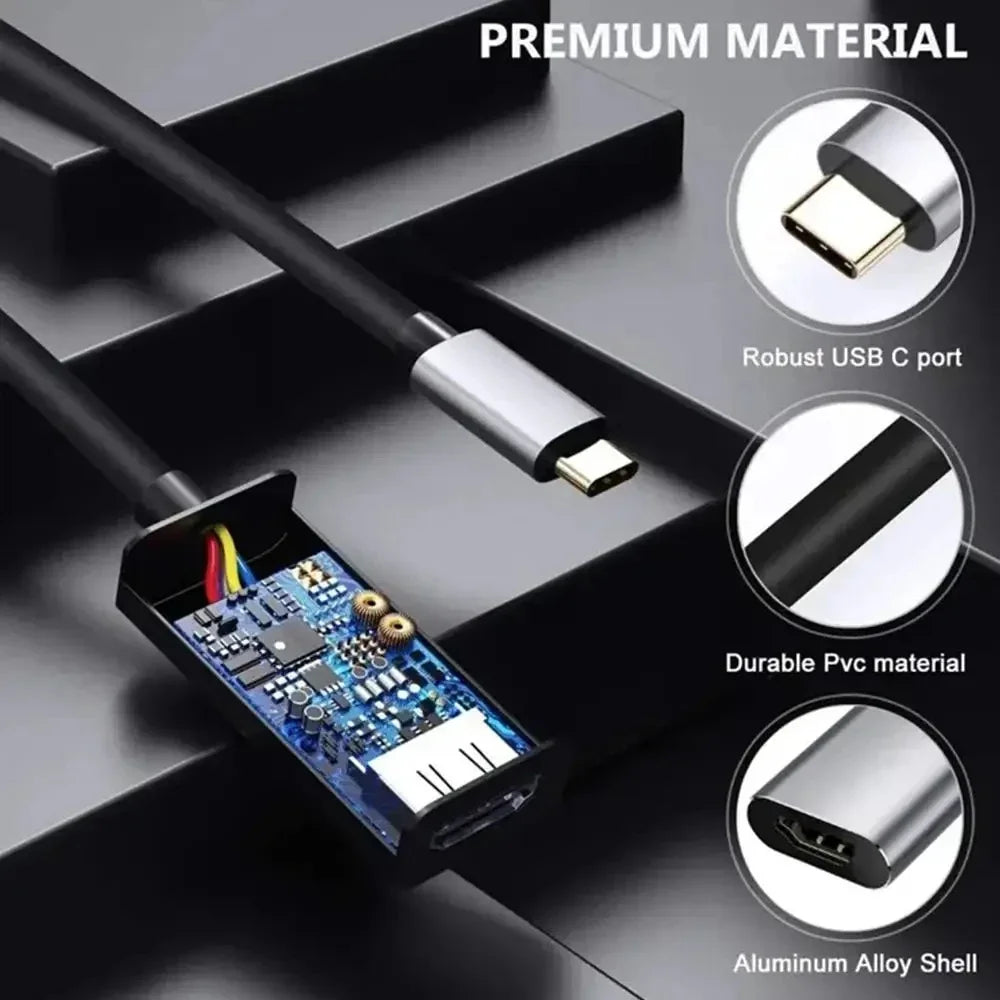 USB-C till HDMI-adapter 4K 30/60 Hz – 10 cm