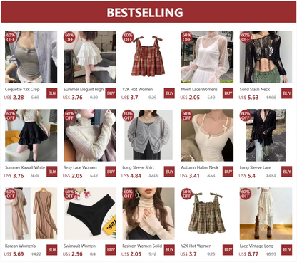 Dam Coquette Y2K Spets Crop Top – Ärmlös Koreansk Stil Sommar Linne Sexig Kawaii, 10 Färger One Size