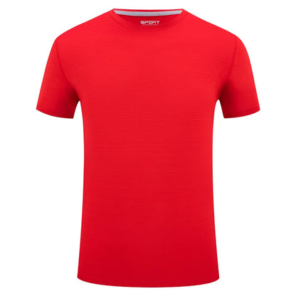 Herr Sport T-Shirt 2026 – Anpassningsbar Logotryck Brodyr Elastisk Quick Dry 9 Färger Asian S–4XL