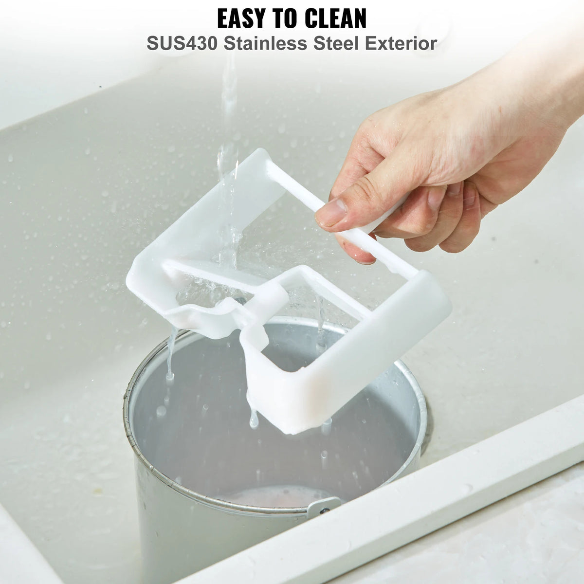 SucceBuy glassmaskin med kompressor och fyra lägen – 2 QT, 120 V