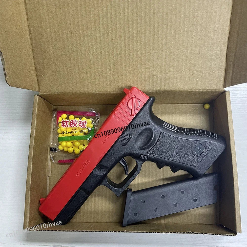 Mjukammunition Airsoft Pistol Manuell G17 Leksaksvapen