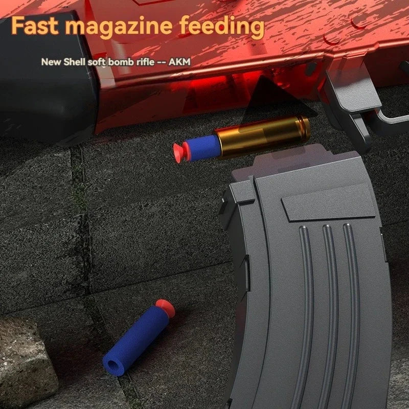 AK47 Leksaksgevär med Mjuk skumgummikula