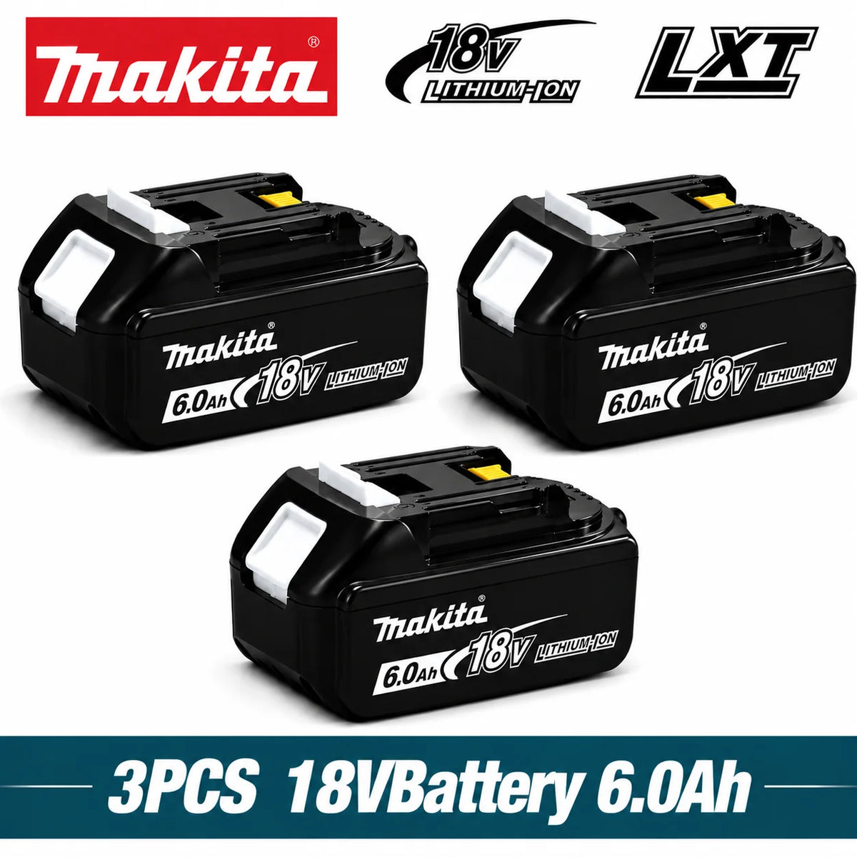 Makita DTW700 18V Kolborstfri Mutterdragare med 6.0Ah Batteri