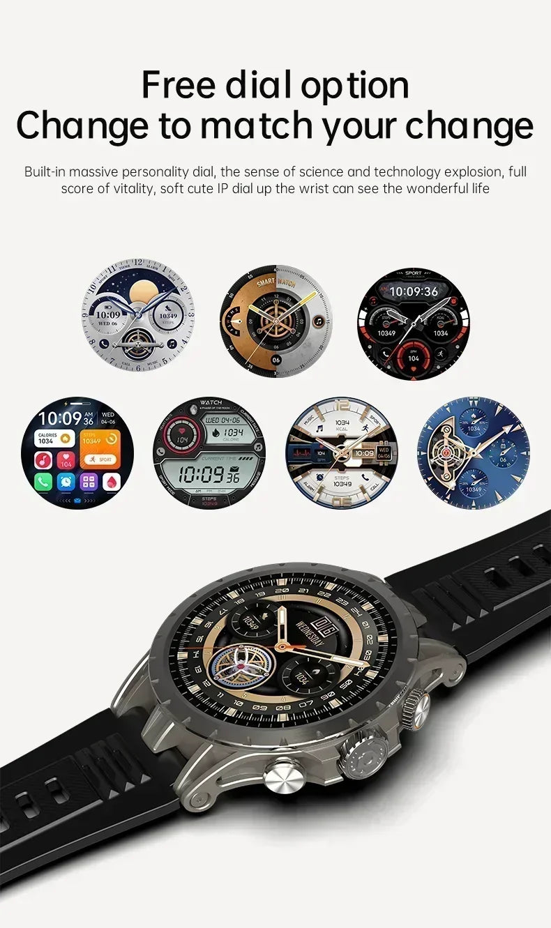 Q85 New 5G Popular Outdoors GPS Tracker Sports Smart Watch WIFI NFC SIM Card HD Video Call Music Player Waterproof Watch Men