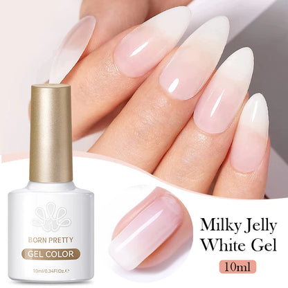 BORN PRETTY 10ml Base Gel Top Coat Rubber Gel Reinforcement Gel for Nails Tools Soak Off UV LED Nail Varnish Function Gel