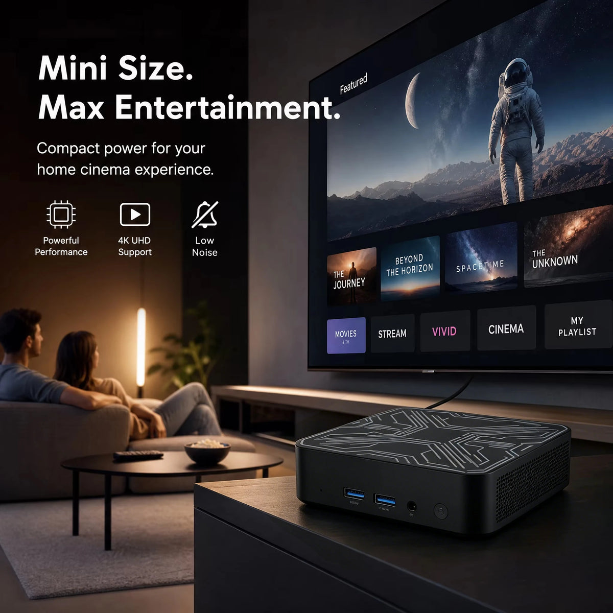 New Mini PC Core i9 10980HK 16GB 1TB 2TB SSD 4K HD Gaming Desktop Portable Gamer Computer