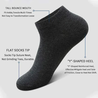 Men's and women's boat socks, shallow mouth invisible short socks, spring and summer thin style, no drop heel, anti odor,