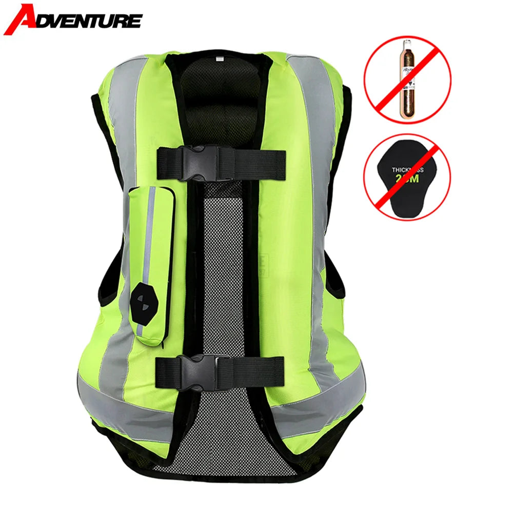 Motorcycle Airbag Vest Motorcycle Jacket Safty Life Jacket Moto Air Bag Vest Motocross Riding CE Airbag Reflective Safety Vest