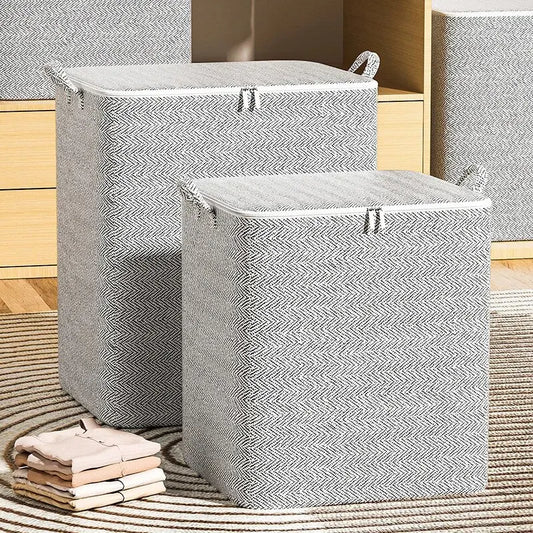 Förvaringsväska med stor kapacitet i non-woven-material för hemmet