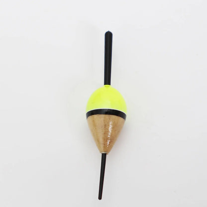 FREE FISHER 10pcs/Lot Lighted Fishing Floats,8cm Bobbers,Collection Cork Buoy Paulownia Wood Floats Plastic Stick Buoyancy 2g
