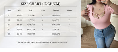 Plus Size, Fashion, Spring/Summer, Tie-front, Sexy, Seductive Style, T-shirt, Fitted, Slimming, Seductive Style