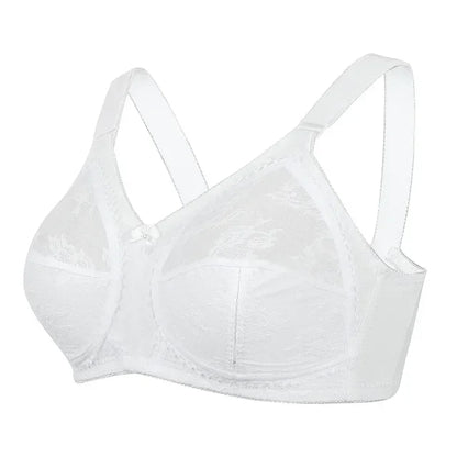 Big Minimizer Bras Large Size Lace Bra Women Sexy Unlined Full Coverage Ultra Thin Wireless Adjusted-straps Underwear Sujetador