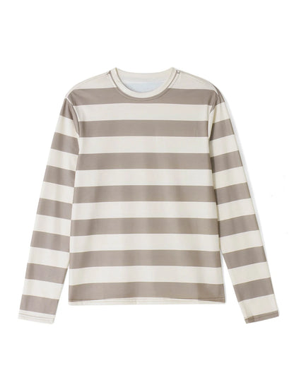 Women Teen Girls Fairy Grunge Y2k Long Sleeve Baggy Shirt Tops Striped Baby Tees Vintage Streetwear T-Shirt Autumn Clothes