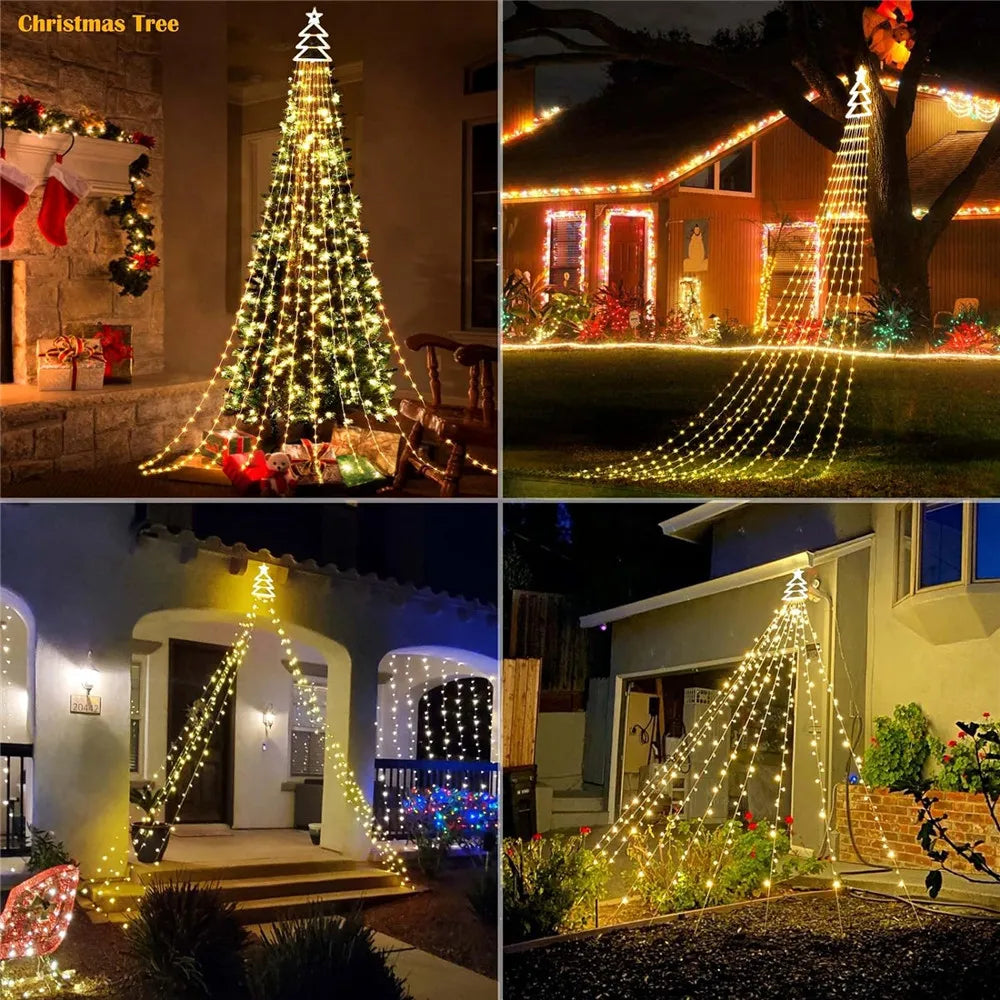 Smart Fairy Lights RGB – App & Fjärr, 10 Lägen, Musiksynk, USB, IP65, 270 LEDs, Jul & Fest