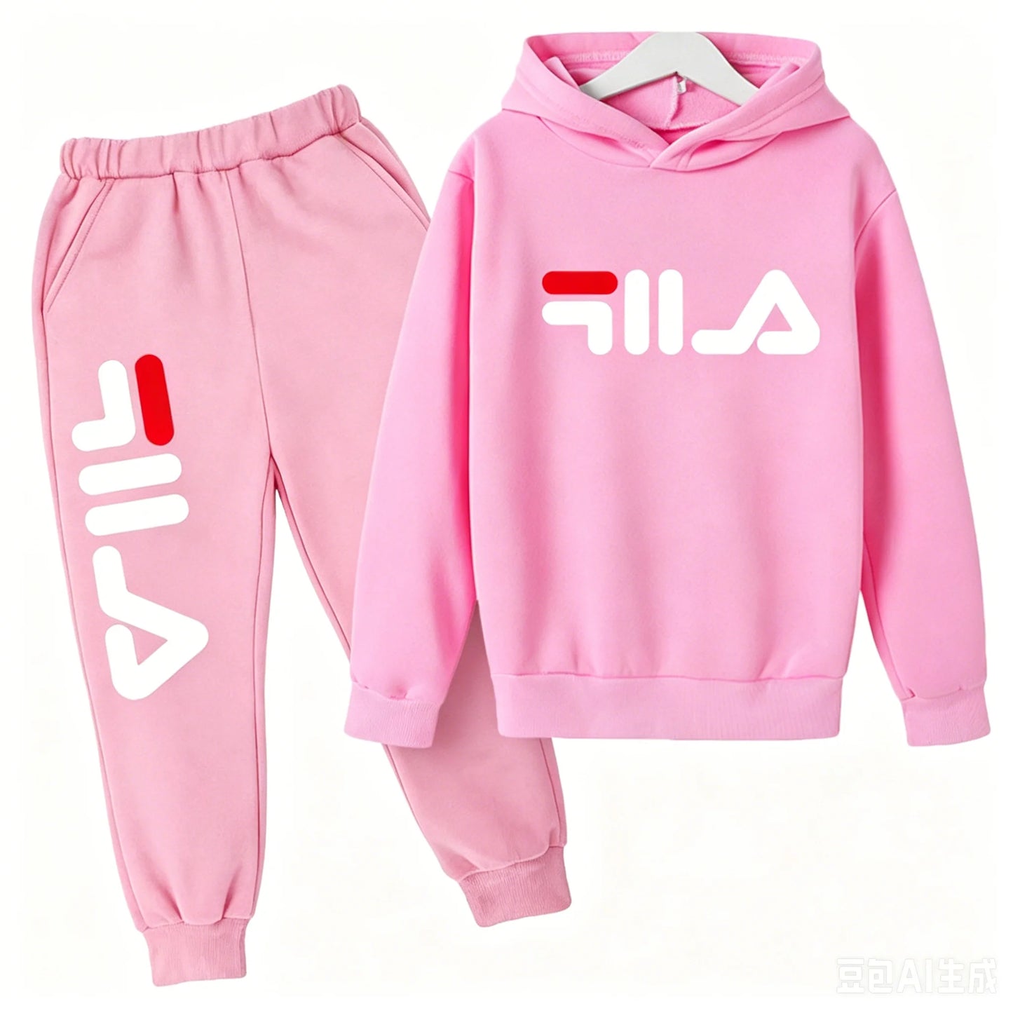 2025 Spring and Autumn Children's Boys and Girls Casual Sports Top + Pants 2-piece Girl Suit 3-14 Years Old Outdoor Jogging Suit