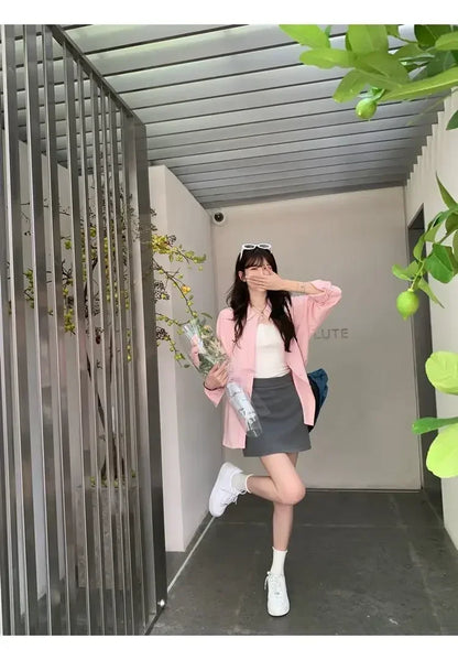 Dam Coquette Y2K Spets Crop Top – Ärmlös Koreansk Stil Sommar Linne Sexig Kawaii, 10 Färger One Size