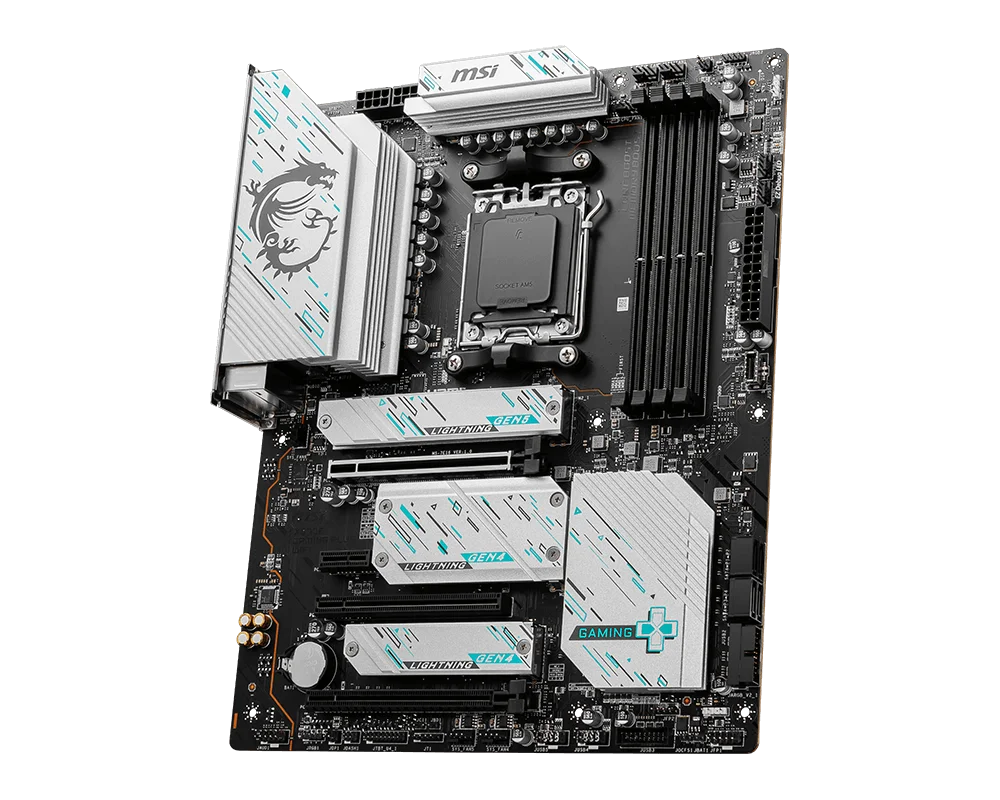 MSI X670E GAMING PLUS WIFI AMD X670 Motherboard AM5 CPU Support Ryzen 9 9950X 9900X 7 9800X3D 7 7800X3D DDR5 2.5Gbps LAN ATX PC