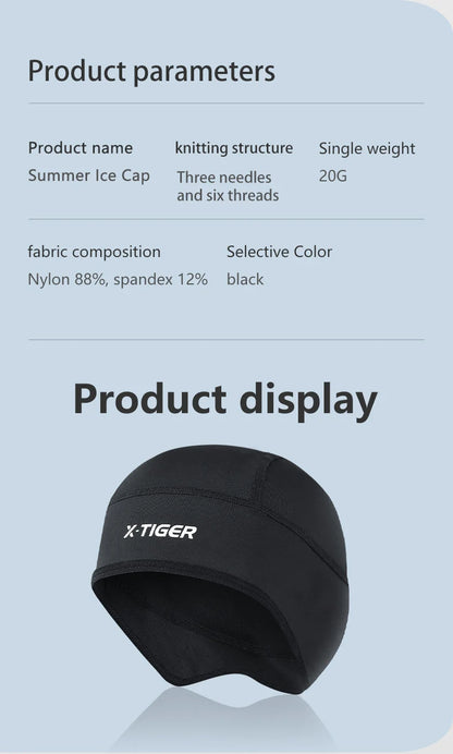 X-TIGER Summer Cycling Cap Waterproof Windproof Sport Running Bike Hat Riding Fishing Men Women Helmet Liner