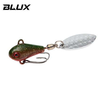 BLUX SPINTAIL Fishing Lure 4.5g 7g 11g Mag Tail Spinner Shad Metal Vib Casting Shore Jig Bait Copper Blade Spoon Freshwater Bass