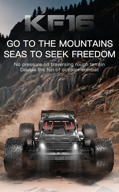 KF16 1:12 High Speed Drift Racing 70KM/H Brushless Motor 4WD 3S 3200mah RC Off Road Car Monster Trucks Toys for For Kids Gifts