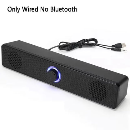 Wired Wireless Bluetooth Speaker Sound Box Bar Soundbar Computer PC TV Laptop Desktop Music Portable Caixa De Som Audio System