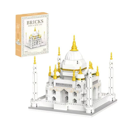MOC Taj Mahal Byggklossar – Världsberömd Arkitektur Minimodell 288 eller 401 Bitar CE Pedagogisk Leksak 2026