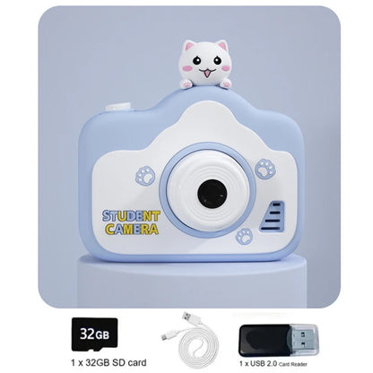 Super Cute Children Camera Kids Educational Toy Children Baby Birthday Digital Camera 1080P Video Camera With Free Gift For Girl