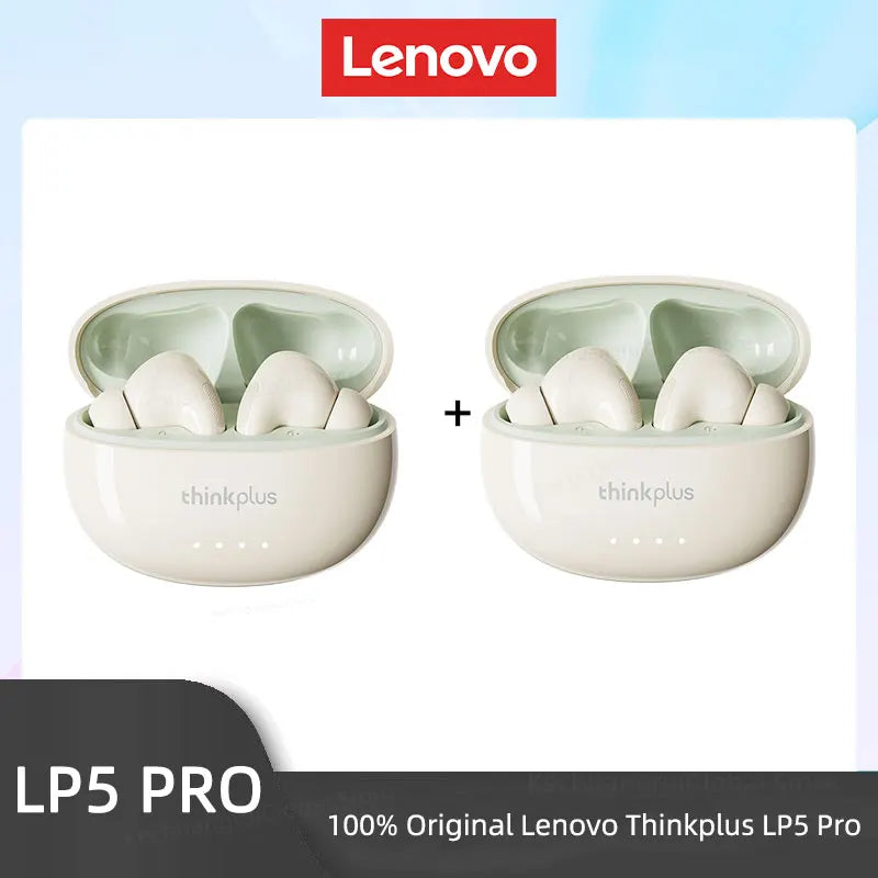 Lenovo LP5 PRO Wireless Bluetooth 5.4 Earphones TWS HiFi Sound Headphones Gaming Sports Earbuds LP5Pro Headset with Mic 2026