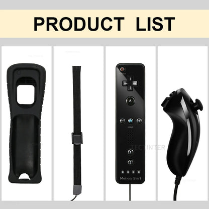 2 in 1 Wireless Controller For NS Wii Gamepad Set Motion Plus Remote Controller Joypad for NS Wii Games Control Accessories