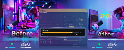Maono PD100X RGB Gaming Microphone USB/XLR Dynamic Mic with Noise Reduction Mute Headphone Jack Mic for Gaming Streaming Podcast