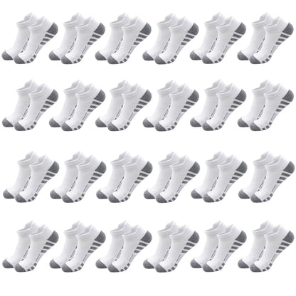 6/24 Pairs Cushioned Breathable Ankle Athletic Running Socks Low Cut Sports Tab for Men And Women